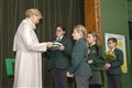 Countess of Wessex receives birthday cake on school visit