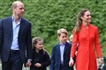George and Charlotte make surprise appearance in Cardiff ahead of concert
