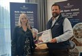 DYW Moray's Employer Recognition Award given to Ross Keddie of Chivas Brothers