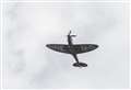 Spitfire circles Dr Gray's Hospital in tribute to NHS