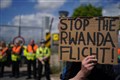 ‘No Rwanda’ protest staged at immigration removal centre