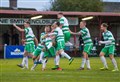 Buckie Thistle celebrate semi-final victory: PICTURES
