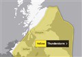 Met Office: Yellow warning for thunderstorms