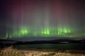 Northern lights visible over the UK for the second night