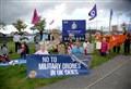 Drone protest at RAF Lossiemouth
