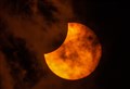 Solar eclipse over Moray