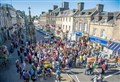 Moray climate change march