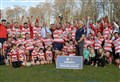 PICTURES: Moray Rugby Club lift league trophy after 15th straight victory