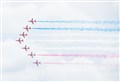 Red Arrows fly over Moray as part of RAF Lossie's Friends and Family Day