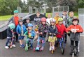 Scooting along at Keith skate-a-thon