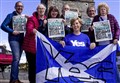 Speyside Yes group go out on the streets