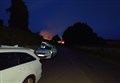Late night fire at farm building near Forres