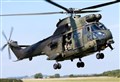 RAF Puma Covid-19 response helicopters leave Scotland