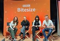 BBC Bitesize panel at Forres Academy includes Highland News and Media photographer Daniel Forsyth