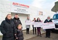 Three Lossie charities benefit from Alex Lauriston Garage Doors donation