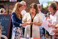 Pregnant Princess Eugenie joins bumper crowd at Coronation Big Lunch