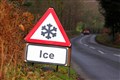 Motorists urged to take care while ice warning is in place