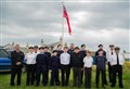 Merchant Navy flag in Kingston re-dedicated at ceremony