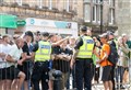 PICTURES: Crowds oppose Elgin far-right protest