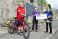 Moray man Jim cycles 681 miles for veteran's charity