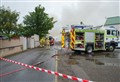 Emergency services at scene of house blaze