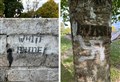 Elgin's Cooper Park subjected to racist graffiti including swastika and racial slur