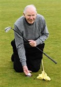 Golfer scores ace in 80th year