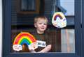 Children's rainbows cheer on Moray key workers