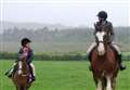 Moray 'little and large' riders and champion horses make striking duo