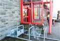 Windows outside Elgin Library smashed again