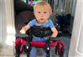 Moray tot with Spinal Muscular Atrophy is superhero