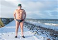 Snowy Lossiemouth is charity hero Commando's hardest dip yet