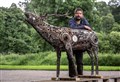 Dufftown scrap turned into 6ft deer statue 