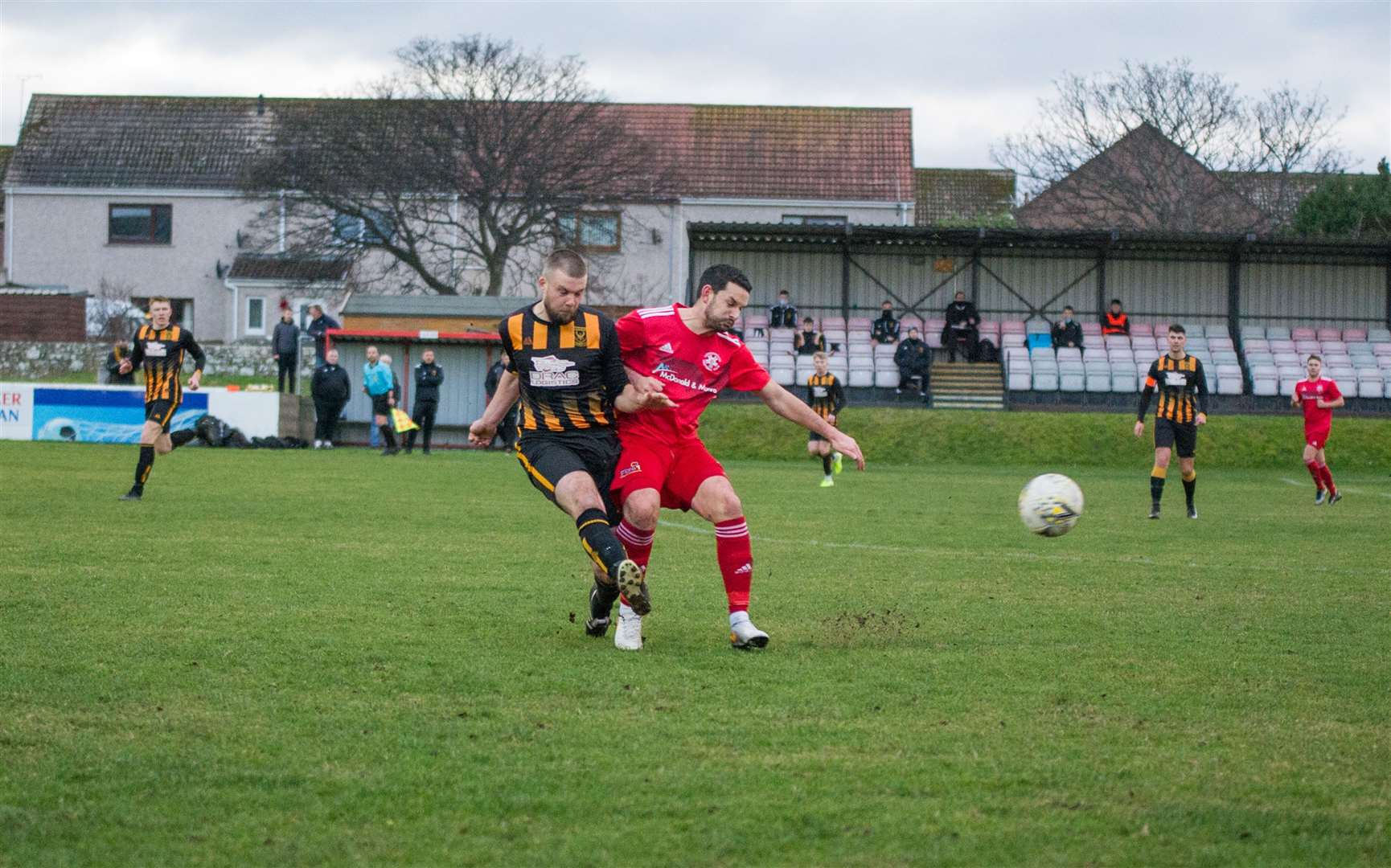 Martin Charlesworth last played for Lossiemouth in 2020. Picture: Becky Saunderson..