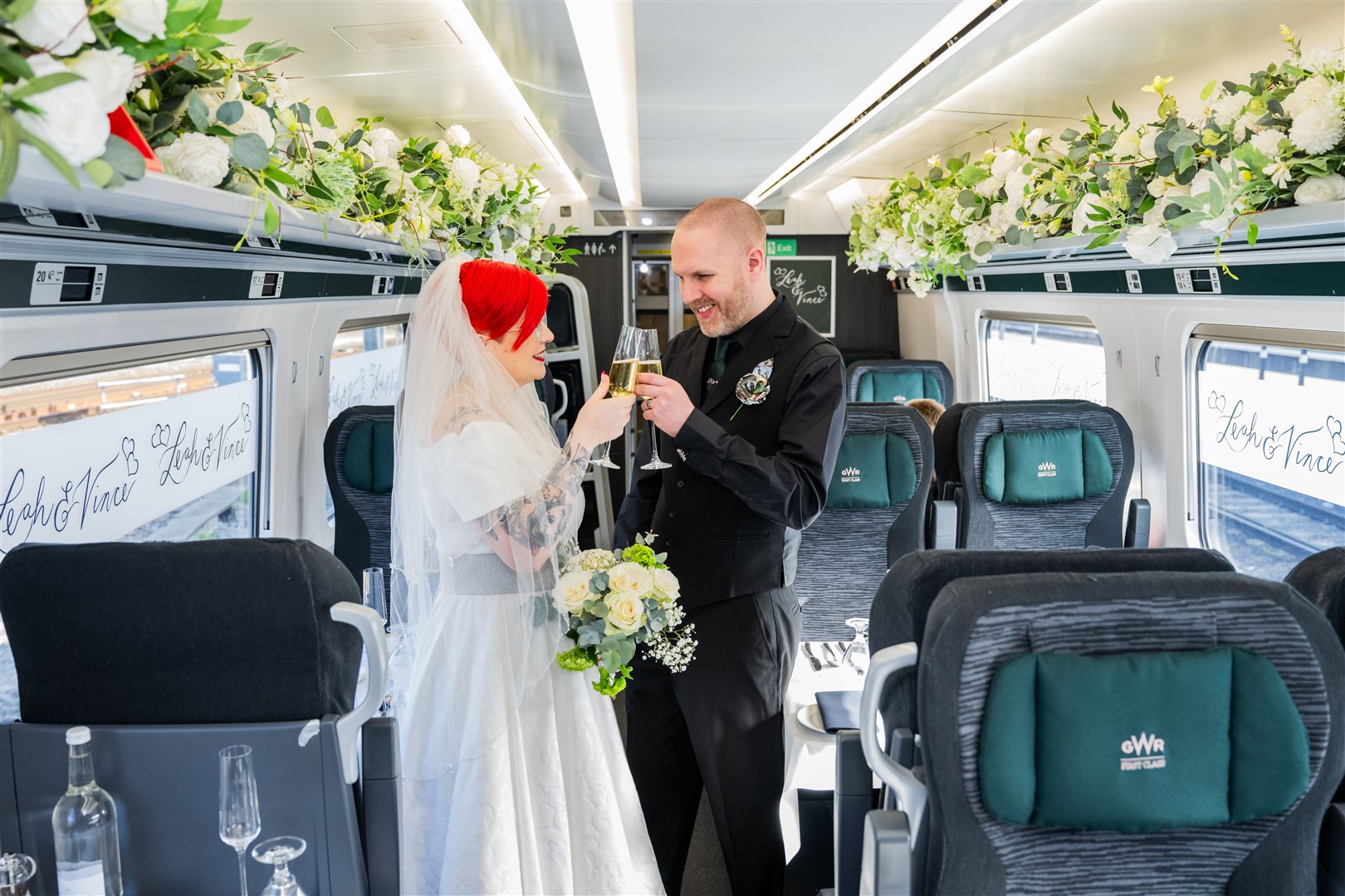 The journey encompassed all the usual matrimonial traditions (GWR/PA)