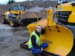 Stockpiles reaching capacity......Andy Yates is among local authority staff gearing up for the winter.