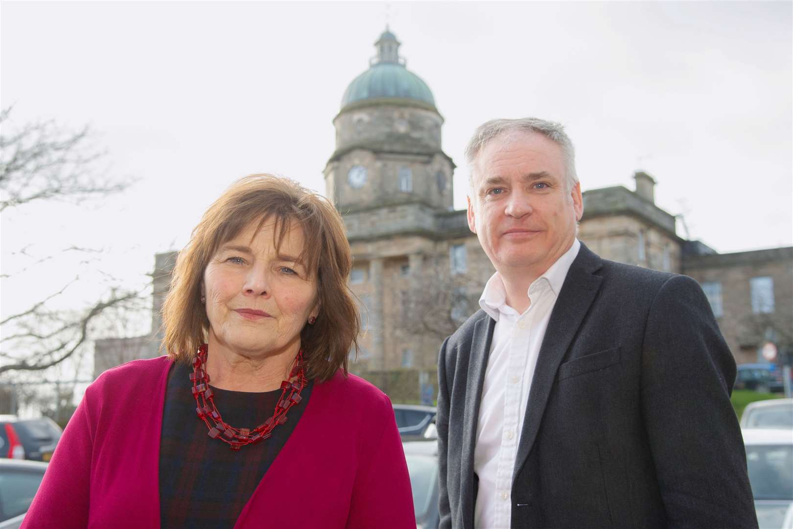 Moray SNP MSP Richard Lochhead with Health Secretary Jeane Freeman on a visit to Dr Gray's Hospital, in Elgin, in 2018. Picture: Daniel Forsyth.