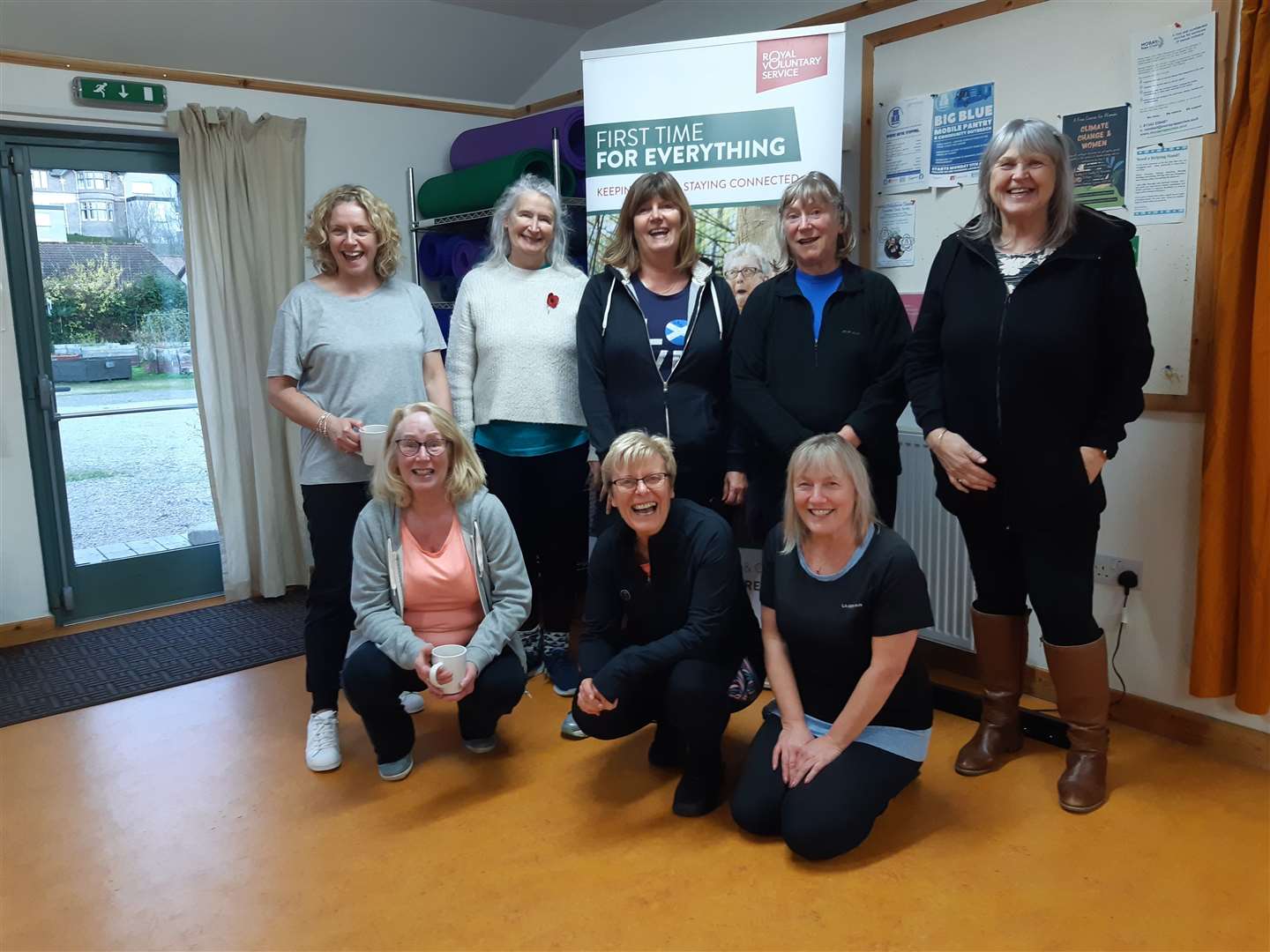 A group of Moray over 55's enjoyed a free beginners yoga class last week.