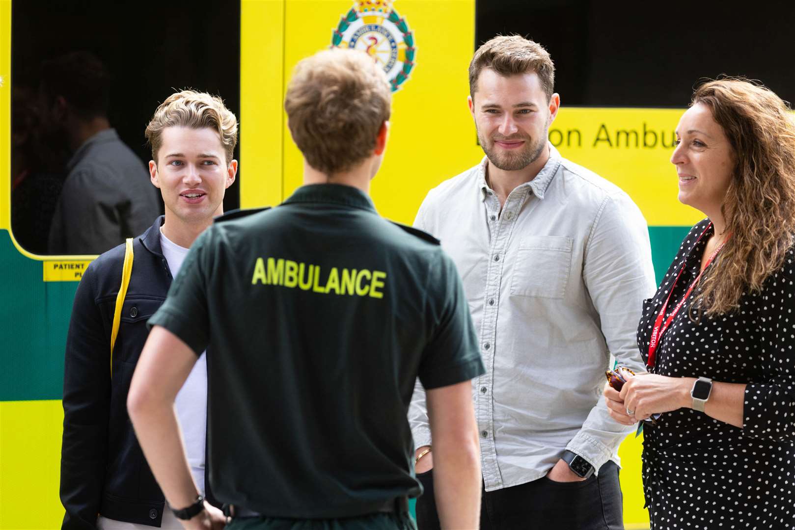 The professional dancers visited the London Ambulance Service and Chelsea and Westminster Hospital on Tuesday (David Parry/PA)