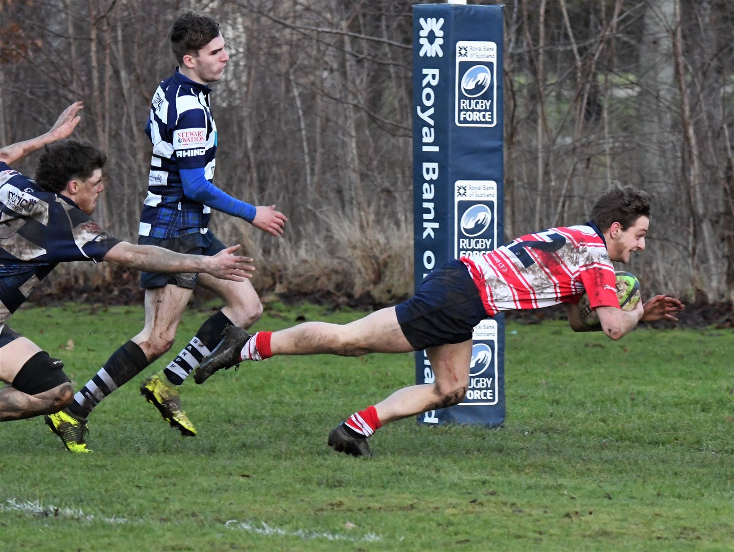 Iain Stuart scores after break from half way. Picture by James Officer