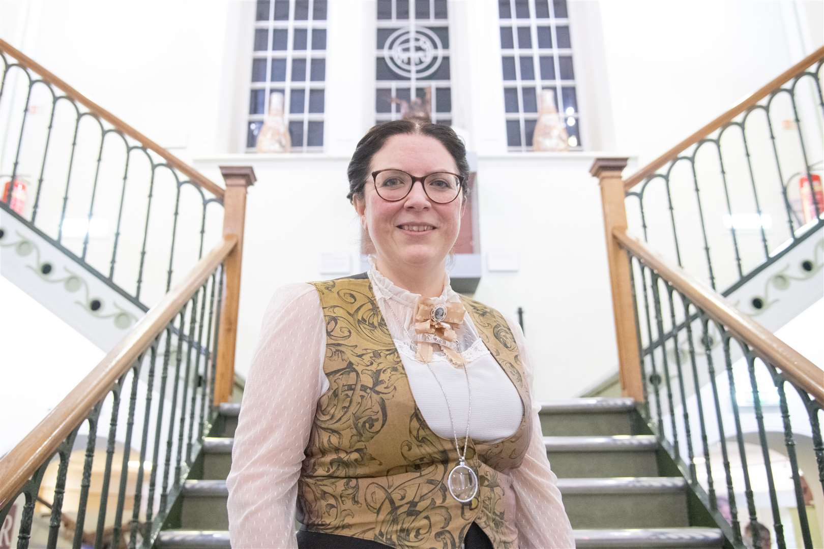 Claire Herbert is among the team of volunteers who run the museum. Picture: Daniel Forsyth.