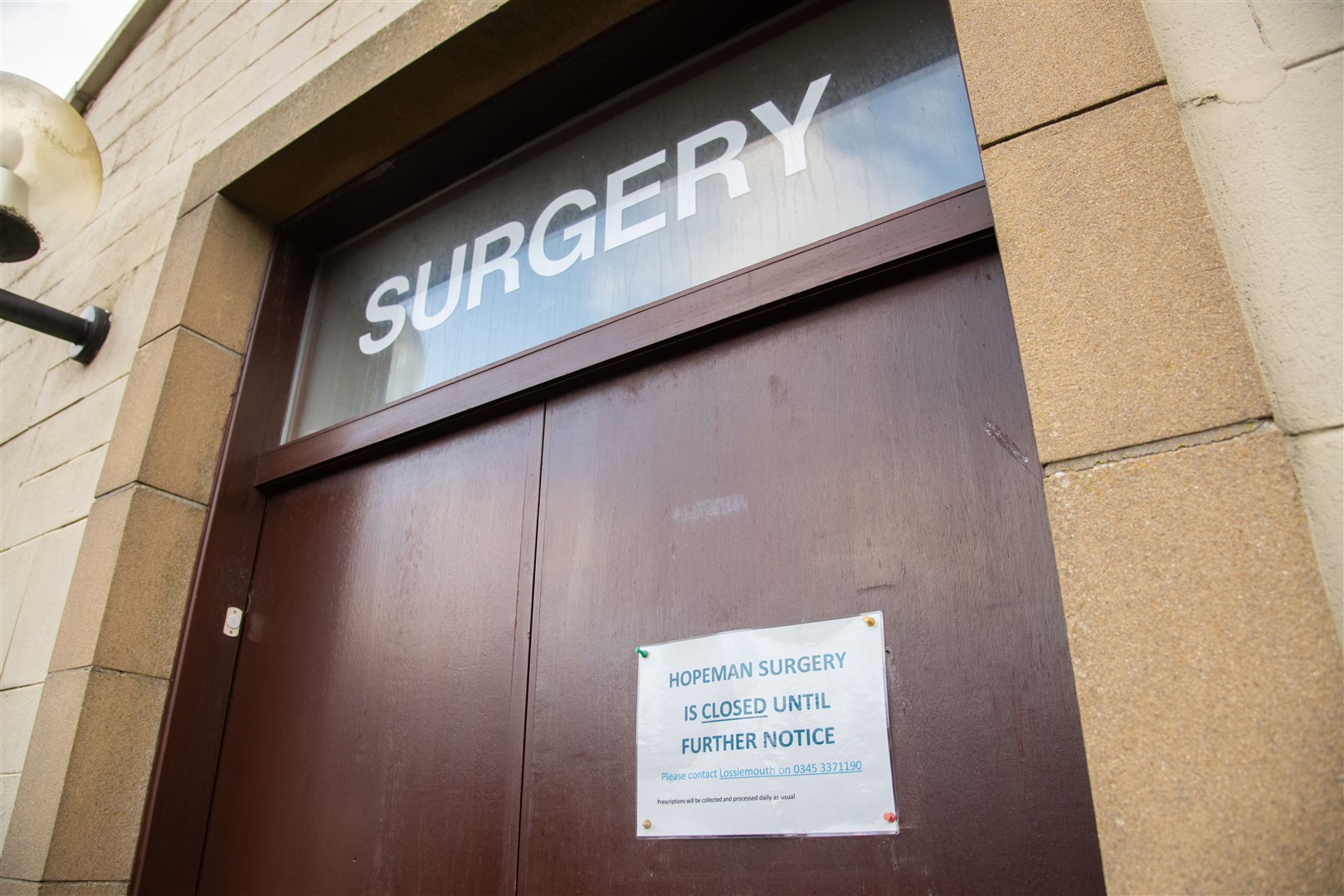Hopeman Surgery, Harbour Street, Hopeman. Picture: Daniel Forsyth..