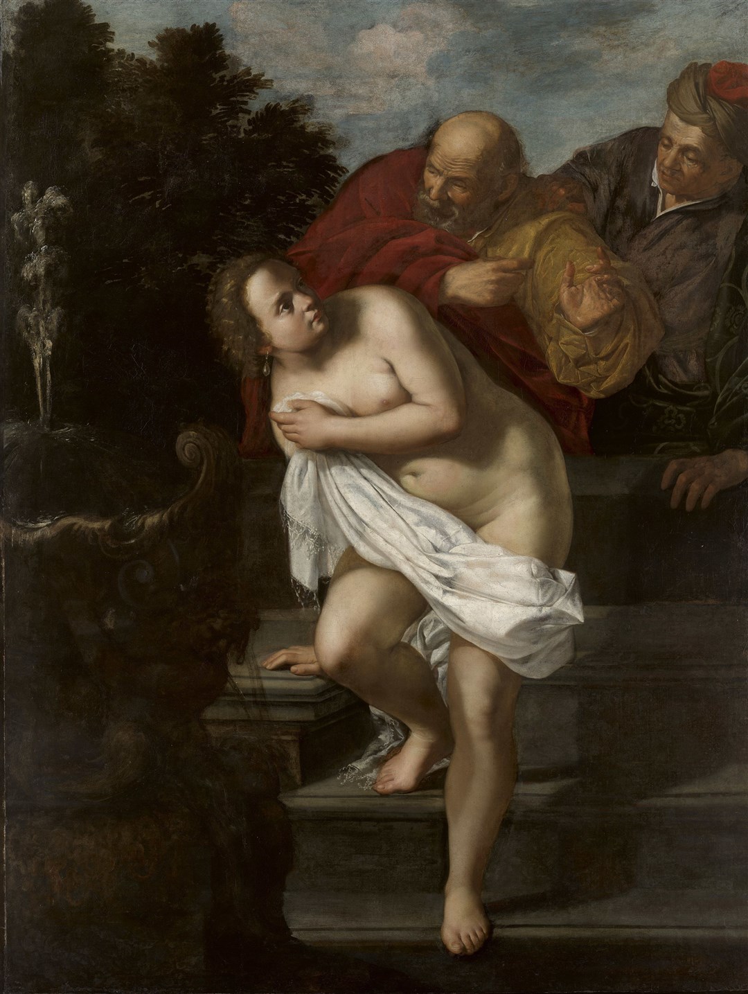 Susanna and the Elders, c1638-9, by Artemisia Gentileschi, following the completion of extensive conservation treatment (Royal Collection Trust/PA)