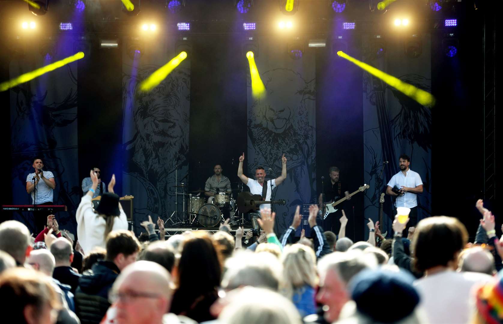 Torridon on stage at The Gathering Festival in Inverness. Picture: James Mackenzie.