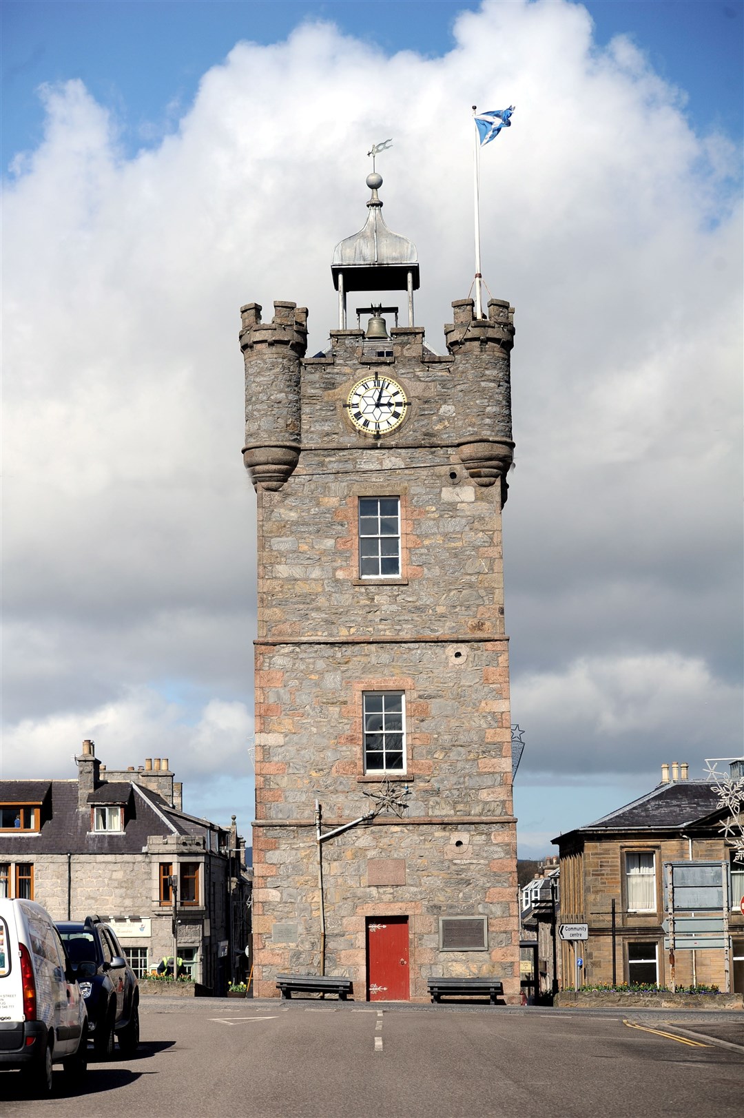 Dufftown Clock Tower. Picture: Eric Cormack.
