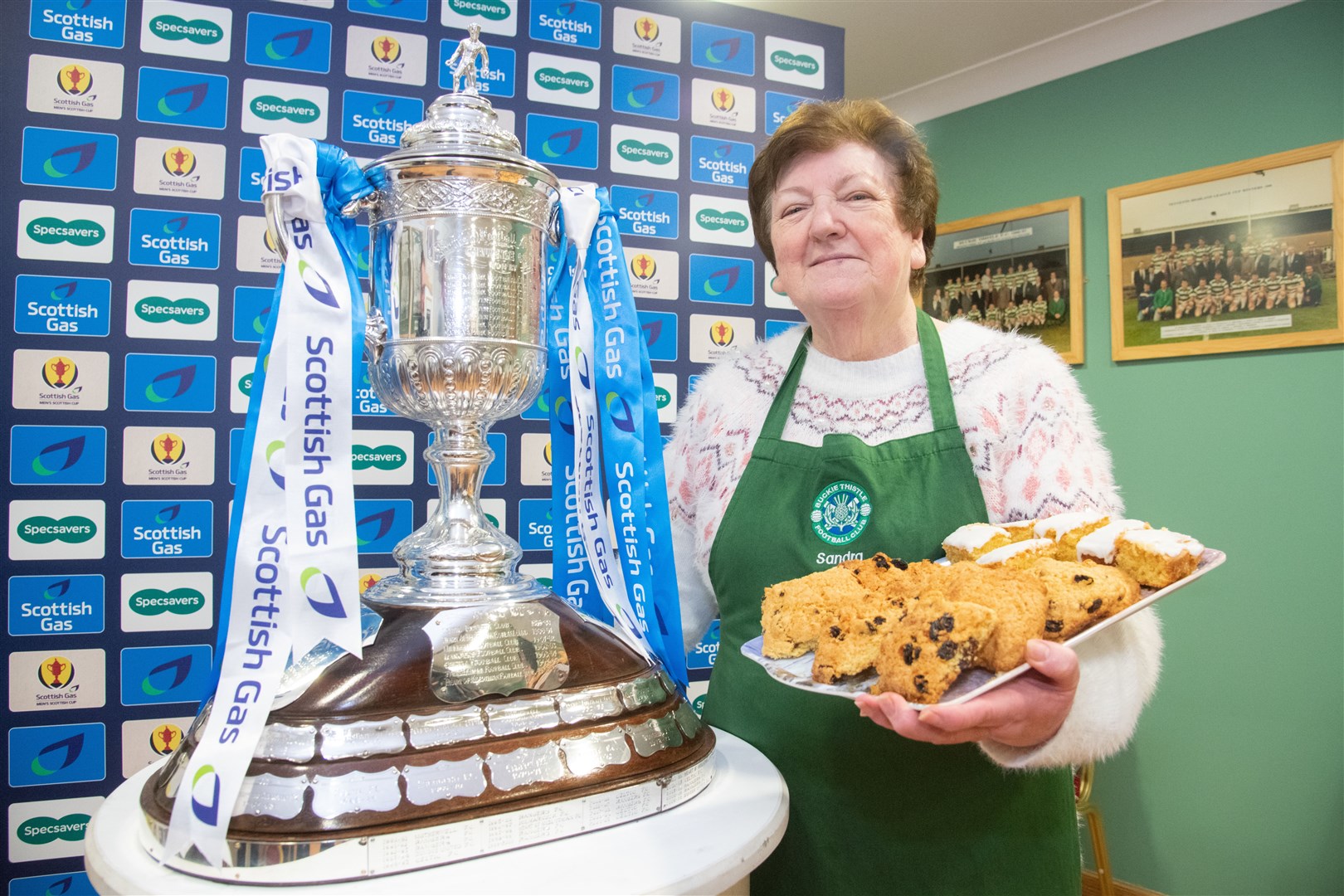 Buckie Thistle's Sandra Paterson...The Scottish Gas Scottish Cup arrives at a snow-covered Victoria Park ahead of Buckie Thistle's fouth round match with Glasgow Celtic...Picture: Daniel Forsyth..