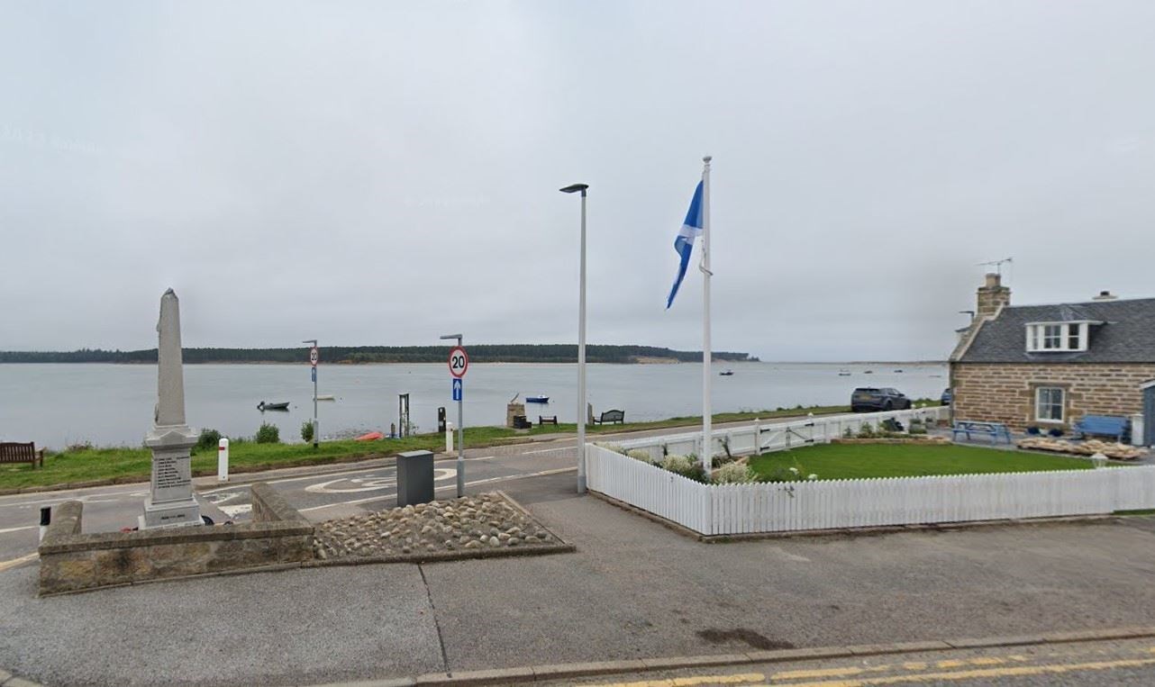 The flagpole in Findhorn