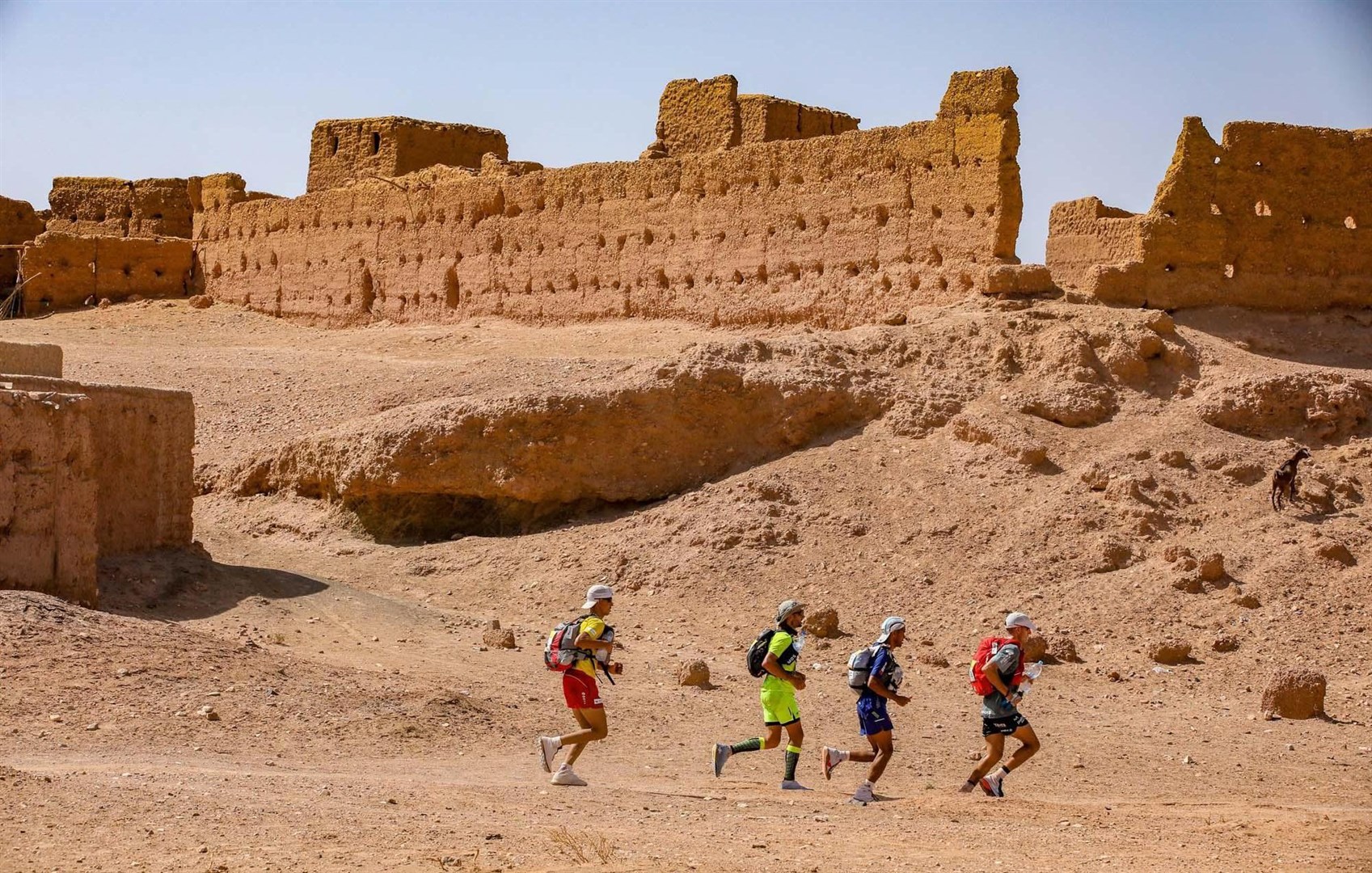 The race takes place in the Sahara over six days