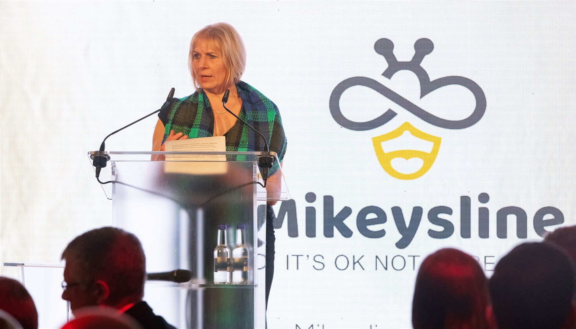 Emily Stokes, Chief Executive Officer at Mikeysline. Spirit of Speyside Whisky Festival Opening Dinner 2024 held at The Macallan Distillery Estate. Picture: Beth Taylor