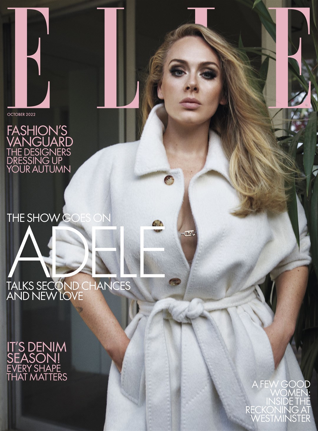 Adele covers the October 2022 issue of Elle UK, Elle US and other global Elle covers across the world (Pictures courtesy of Elle UK/ Mario Sorrenti)